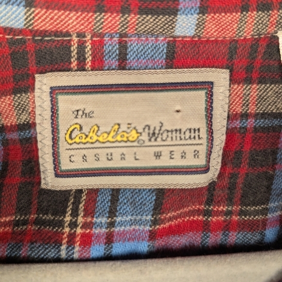 Cabela's flannel-lined jacket in XL, see photos for two small marks on the back - Picture 3 of 8